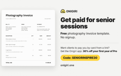 ONIGIRI – Invoicing Tool for Photographers (ad)